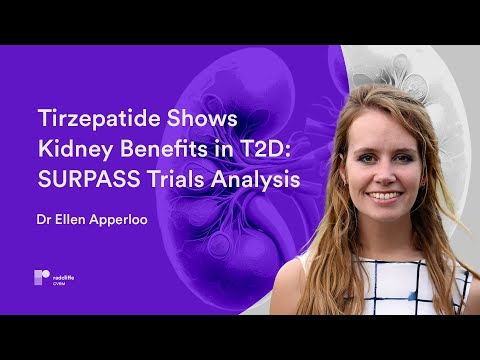Tirzepatide Shows Kidney Benefits in T2D: SURPASS Trials Analysis