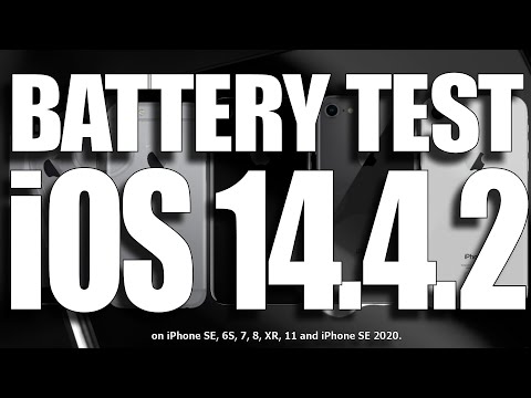 iOS 14.4.2 Battery Life / Battery Drain / Battery Performance Test.