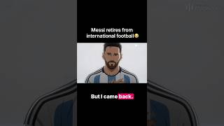 Messi retires from international football😭 - ANIME EDITION