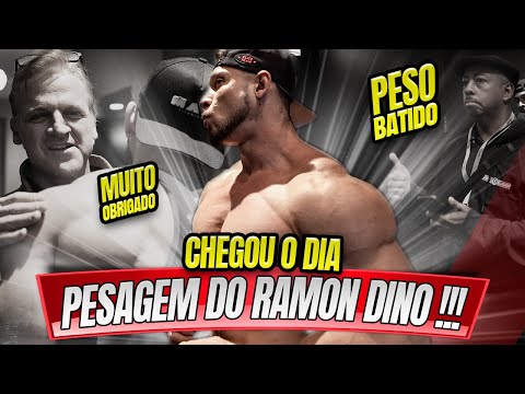 RAMON DINO BATEU O PESO ? - DIA DA PESAGEM - ARNOLD OHIO 2023