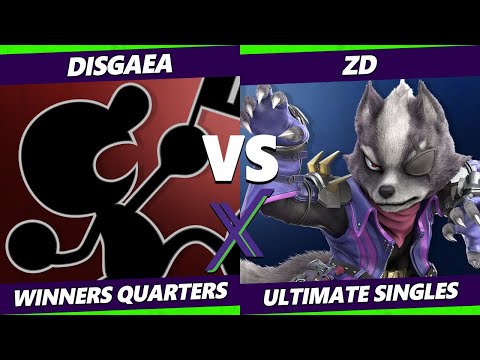 S@X 419 Winners Quarters - Disgaea (Game & Watch) Vs. ZD (Wolf) Smash Ultimate SSBU