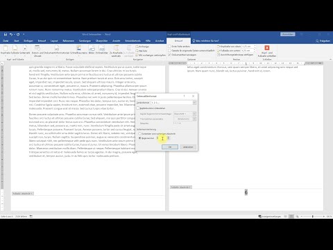Seitenzahlen ab Seite 6 mit 1 beginnen – Word-Tutorial