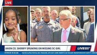 Aiken County sheriff provides update on death of missing SC 4-year-old