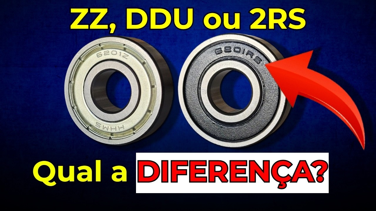 Rolamento ZZ, DDU ou 2RS - qual a DIFERENÇA?