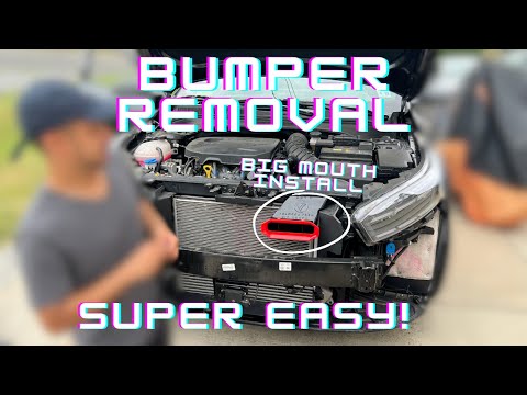 Kia Forte GT | Front Bumper Removal + Velossa Tech Big Mouth Ram Air Intake Install