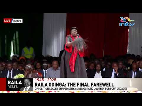"ODM belongs to all of us", Ruth Odinga's tribute to her brother, Raila in Bondo