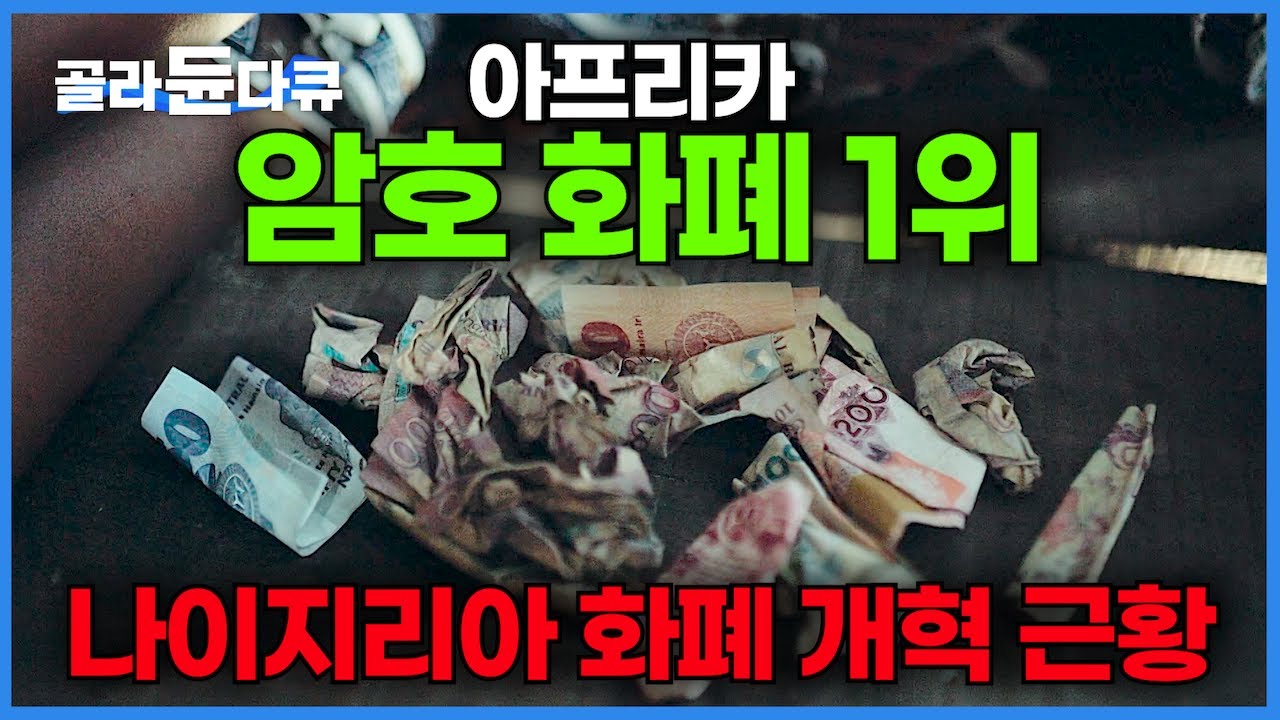 진짜 화폐 보다 코인을 더 믿는다? 나이지리아의 화폐 개혁 이유와 충격적인 결말┃아프리카에서 암호화폐를 가장 많이 쓰는 나라┃코인 타셨습니까?┃돈의 얼굴┃다큐프라임┃#골라듄다큐