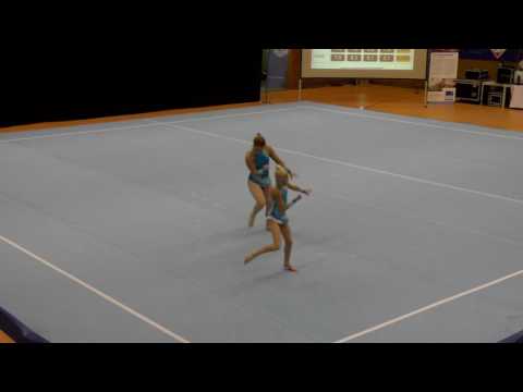 Sachsenpokal 2016   047   016   Women's Pair   Junior 1   Balance   GER   SC Hoyerswerda GER, Gina L