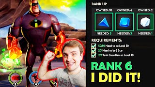 Disney Mirrorverse. My First Rank 6 Level 50 Guardian. HE DOMINATES All Events!