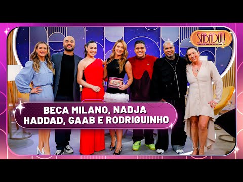 Sabadou recebe Beca Milano, Nadja Haddad, Gaab e Rodriguinho | Sabadou com Virginia (09/08/25)