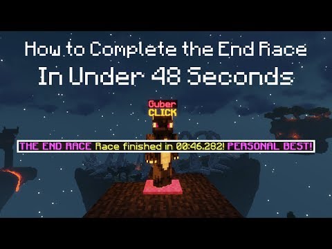How to Complete the End Race In Under 48 Seconds | Hypixel Skyblock