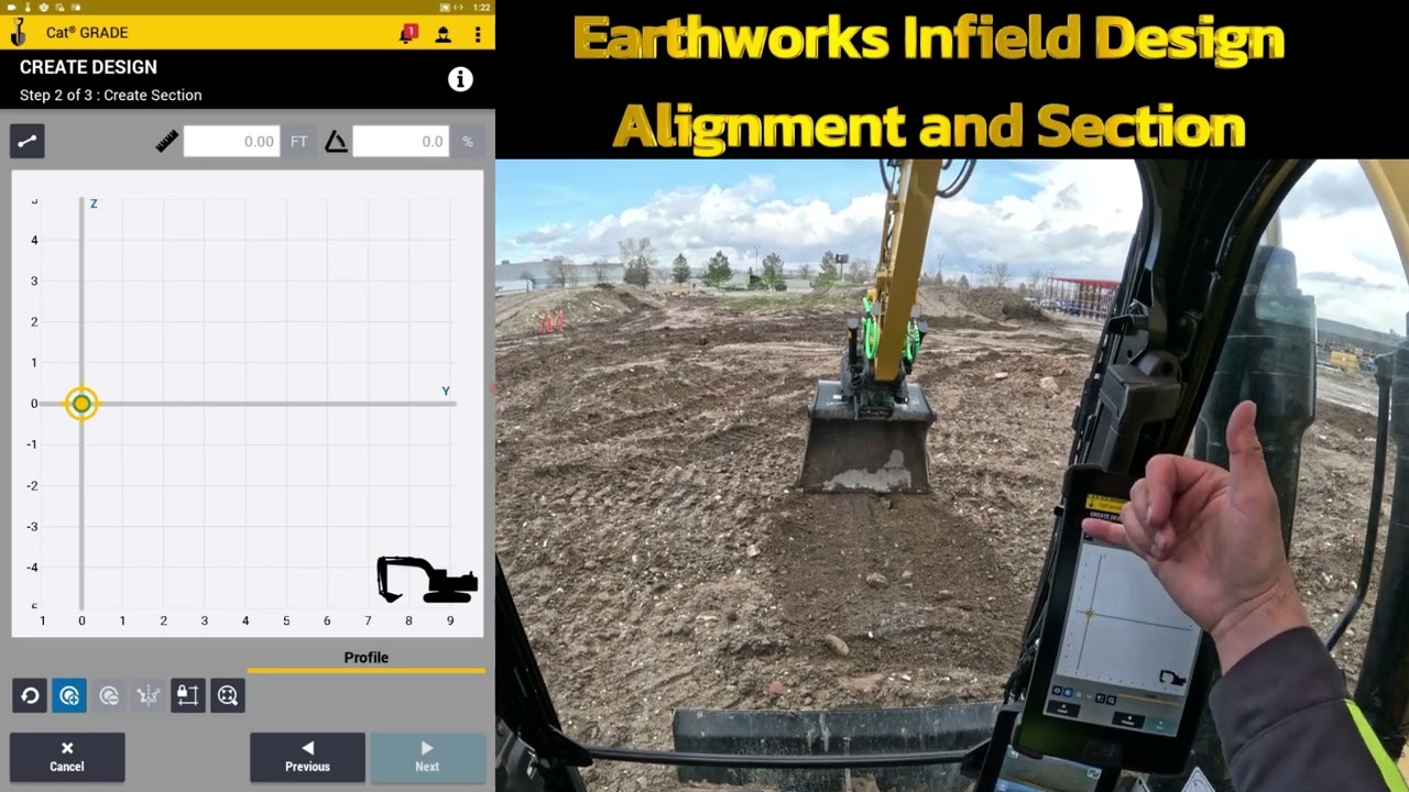 Infield Design Alignment and Section