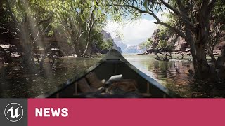 do anyone know -1:37 belgum animation isn't a real bareye 3D with projector？ what's technique named?（00:01:11 - 00:03:43） - News and Community Spotlight | June 25, 2020 | Unreal Engine