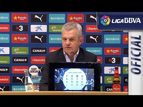 Rueda de Prensa de Aguirre tras el RCD Espanyol (1-2) Real Sociedad - HD