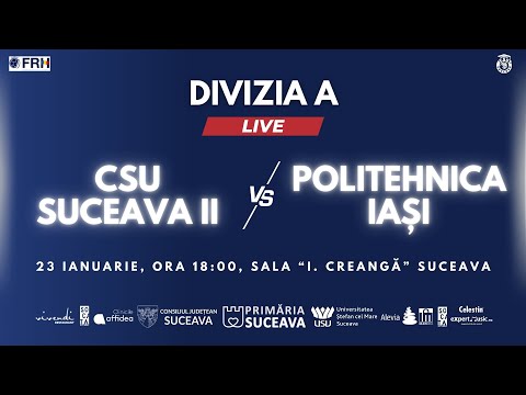 LIVE | CSU Suceava II - Politehnica Iași: 45-42