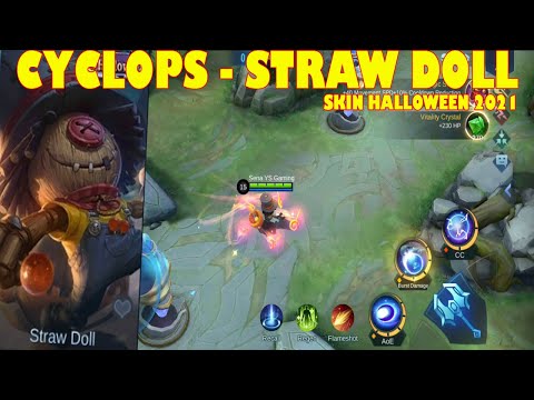 CYCLOPS STRAW DOLL SKIN HALLOWEEN 2021 MOBILE LEGENDS