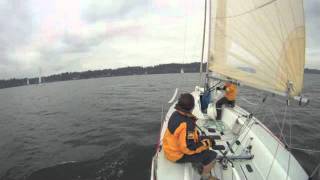 preview picture of video 'South Sound Sailing Society Hope Island Race 2011'
