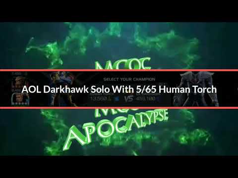 Abyss of Legends Darkhawk Solo/w Human Torch - Marvel Contest Of Champions