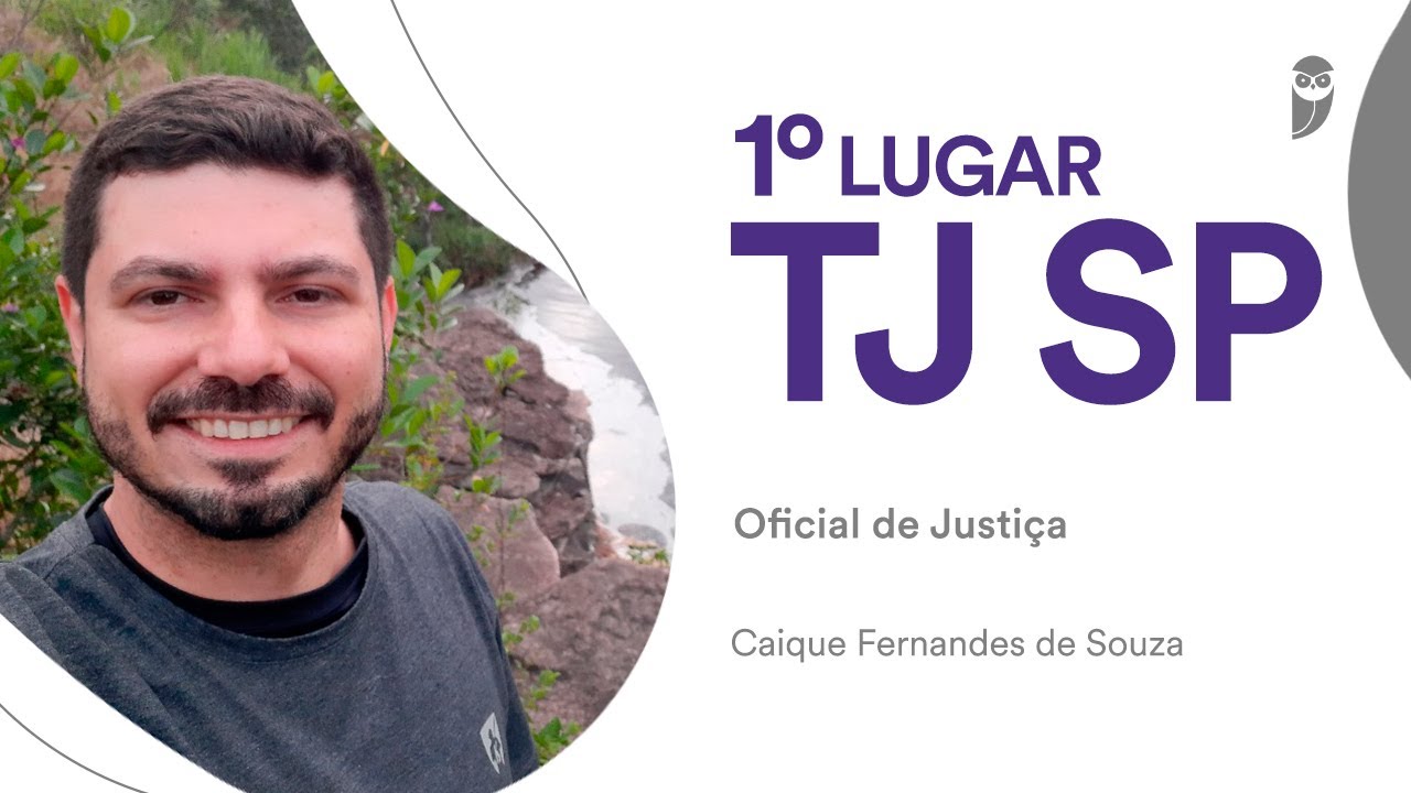TJ-SP: Conheça Caique Fernandes de Souza, aprovado em 1º lugar para Oficial de Justiça