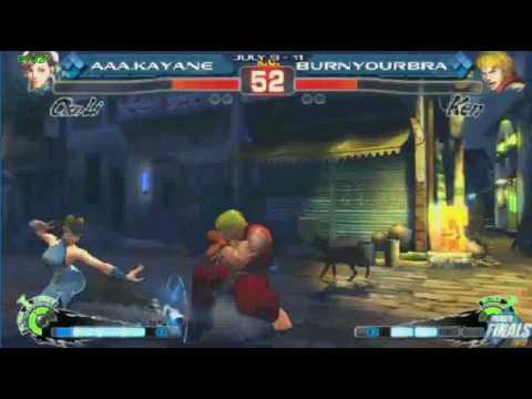 Evo 2010 SSF4 Women Finals - AAA. Kayane (CHU) vs Burnyourbra (KEN)