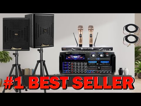 Idolmain Home Karaoke System IP 7500 8000W Mixing Amplifier IPS KP12 4000W Professional - B0D9ZKYBM7