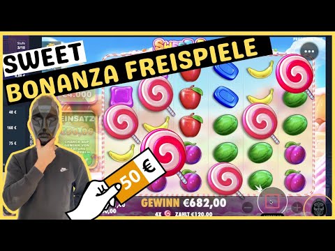 Sweet Bonanza Freispiele 🍭 50Euro pro Spin CRAZY