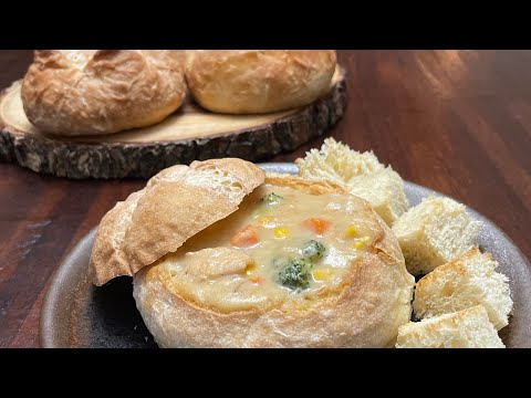 How to make bread bowl||ブレッドボウルの作り方