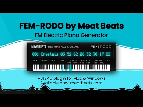 FEM-RODO - FM electric piano VST/AU plugin by Meat Beats