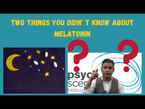 2 BENEFITS You Probably Didn't Know About MELATONIN | More than just sleep | A Psychiatrist EXPLAINS