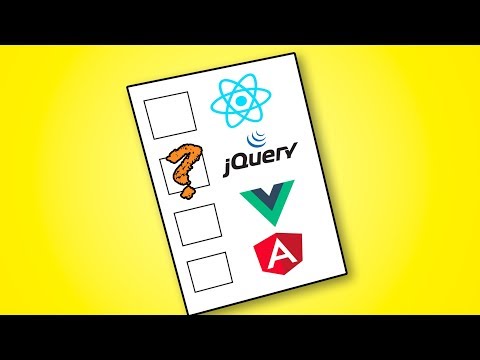 jQuery vs Vue, React and Angular