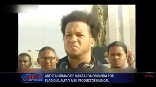Artista urbano de Jarabacoa demanda por plagio al El Alfa y su productor
