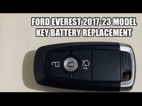 FORD EVEREST KEY BATTERY REPLACEMENT 2017-2023 MODEL [] DIY