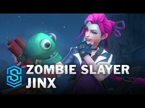 Zombie Slayer Jinx Wild Rift Skin Spotlight