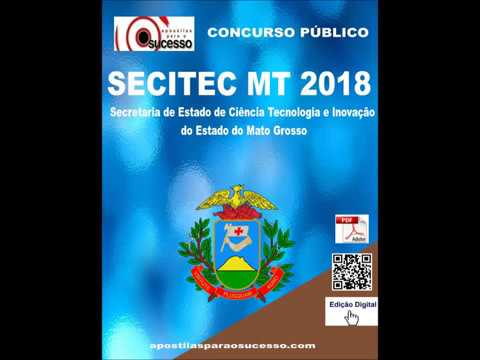 Apostila SECITEC MT 2018 Técnico Informática