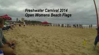 preview picture of video '2014 Freshwater Carnival - Open Womens Beach Flags'