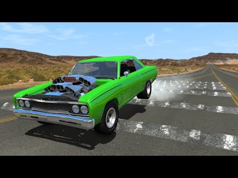 100+ Consecutive Speed Bumps High Speed Testing #11 - BeamNG DRIVE Crashes