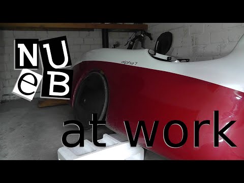 Alpha 7 Velomobil — Montage des Vorderrads