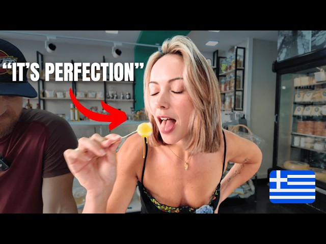 Travel vlog - 24 Hours In CRETE - Local Greek Food Tour of Chania 🇬🇷