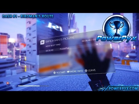 Mirror's Edge Catalyst - 3 Stars in Every Dash (All Dashes) - Peak Performer Trophy / Achievement