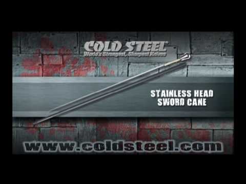 Sword Cane : Stainless Head