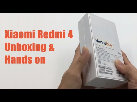 Xiaomi Redmi 4 Unboxing & Hands on