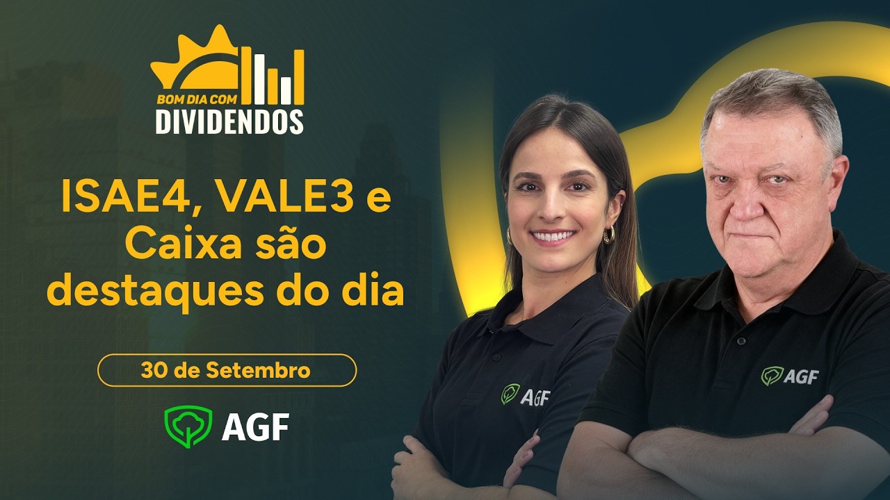 ISAE4 aprova JCP, greve da Caixa acaba e VALE3 cai abaixo de R$ 70 | Bom Dia com Dividendos