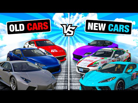 🤩 All Old Cars Vs All New Cars 🤩 - Extreme Car Driving Simulator 2022 - Part -1 - Car Game