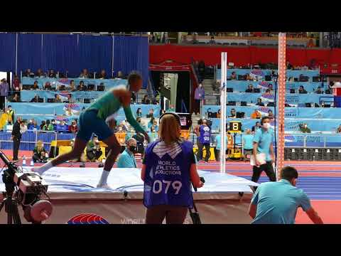 Fernando Ferreira (BRA) 224 cm 7. Place High Jump Men Final World Indoor Championships Belgrade 2022