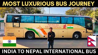 INDIA to NEPAL Bus Journey in Volvo B8R Bus | DELHI to KATHMANDU Maitree Bus Seva