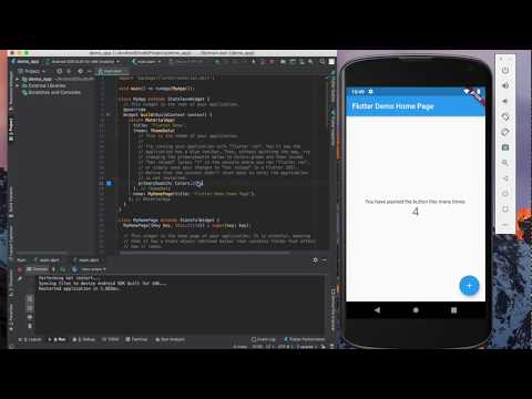 Flutter hot stateful reload demo