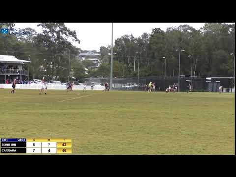 QFA Div 2 South  Round 18 - Reserves -  Bond uni v Carrara