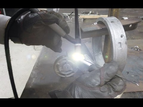 Welding a cast aluminum part for my friends at Metal Tips and Tricks  and Abom79
