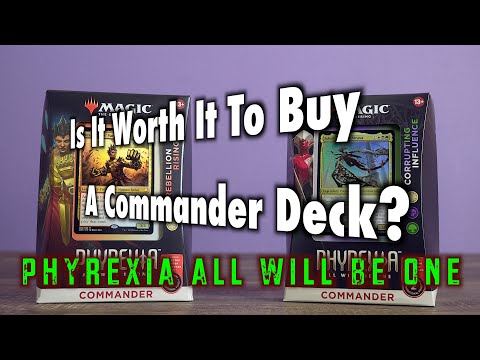 Is It Worth It To Buy A Phyrexia All Will Be One Commander Deck? | A Magic: The Gathering Review