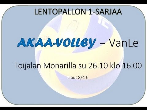 26.10.2014 A-Volley - VanLe 1-sarja
